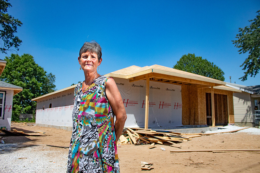 Sherry Blair, executive director of the Affordable Action Board of Springfield, has three homes under construction, but they don't begin to meet the city's affordable housing need.